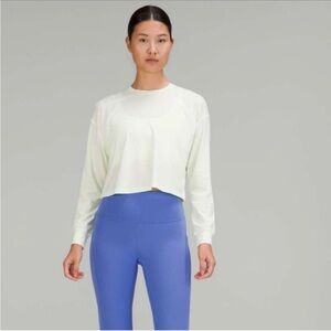 Lululemon abrasion resistant long sleeve butter yellow 6